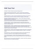 OAE Tesol Test with complete solutions