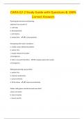 CWEA E/I 2 Study Guide with Questions & 100% Correct Answers