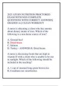 2023 ATI RN NUTRITION PROCTORED EXAM WITH NGN COMPLETE QUESTIONS WITH CORRECT ANSWERS| GRADED A+| CLEAN WORKOUT