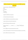 FCCN A Grade Exam Questions & 100% Correct Answers