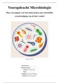 Vooropdracht Microbiologie jaar 3 (6687)