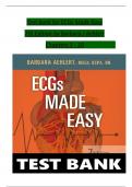 ECGs Made Easy, 7th Edition TEST BANK by Barbara J Aehlert, Verified Chapters 1 - 10, Complete Newest Version