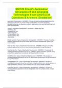 DCIT26 Shopify Application Development and Emerging Technologies Exam (2024) || All Questions & Answers (Graded A+)