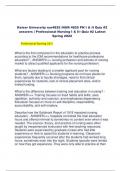 Keiser University nur4825 /NUR 4825 PN I & II Quiz #2 answers | Professional Nursing I & II--Quiz #2 Latest Spring 2022