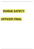 RANGE SAFETY OFFICER FINAL EXAM PREPARATION FOR COMING CHALLENGE