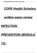 COPE Health Scholars Written Exam and Questions and Answers 2024.