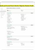 NURS 201Focused Exam Infection Objective Shadow Health