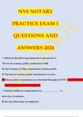 NYS NOTARY PRACTICE EXAM 1 QUESTIONS