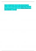 AQA AS HISTORY 7041/1J The British Empire, c1857–1967 Component 1J The High Water Mark of the British Empire, c1857–1914 Mark scheme June 2023 Version: 1.0 Final