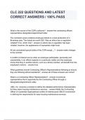 CLC 222 QUESTIONS AND LATEST CORRECT ANSWERS / 100% PASS What is the source of the COR's authority? - answer-the contracting officers representative designation/appointment letter The contractor gives a federal employee tickets to a local production of