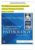 TEST BANK For Comprehensive Radiographic Pathology, 8th Edition by (Eisenberg, 2024) Verified Chapters 1 - 12, Complete Newest Version