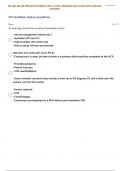 NR-328:| NR 328 PEDIATRIC NURSING TEST I STUDY (REVISED) QUESTIONS WITH VERIFIED ANSWERS