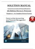 Solution Manual For Construction Accounting and Financial Management, 4th Edition by Steven J. Peterson, Verified Chapters 1 - 18, Complete Newest Version