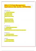 U C170 Data Management - Applications SQL Syntax. APPROVED
