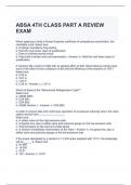 ABSA 4TH CLASS PART A REVIEW EXAM/ GRADED A