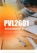 PLV2601 ASSIGNMENT 1 SEMESTER 1 2024