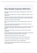 Navy Hospital Corpsman HCB Test 6- Solved