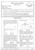 Physics, Chemistry and Maths Worksheet-2 