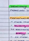 Aantekeningen hoorcollege 8 From quantum to molecule