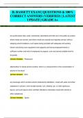 IL BASSETT EXAM | QUESTIONS & 100%  CORRECT ANSWERS (VERIFIED) | LATEST  UPDATE | GRADEA+