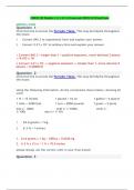 CHEM 103 Module 1, 2, 3, 4, 5, 6 Exam, CHEM 103 Final Exam (Up-to-date, 2023-2024) / CHEM103 Module 1, 2, 3, 4, 5, 6 Exam, CHEM103 Final Exam: General Chemistry II: Portage Learning (QUESTIONS & ANSWERS)