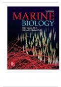 Test Bank For Marine Biology, 10th Edition By Peter Castro, Michael Huber