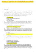 NU 636 QUIZ 2 (QUESTIONS AND ANSWERS)LATEST UPDATE GRADED + 