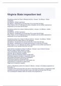 Virginia State inspection test 1 questions and answers