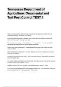 Tennessee Department of Agriculture: Ornamental and Turf Pest Control TEST 1