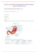 BIOS 256| EDAPT GROSS AND MICROSCOPIC ANATOMY STOMACH QUIZ WITH ANSWERS| 2024