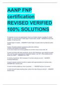 AANP FNP  certification REVISED VERIFIED  100% SOLUTIONS