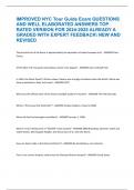 IMPROVED NYC Tour Guide Exam QUESTIONS AND WELL ELABORATED ANSWERS TOP RATED VERSION FOR 2024-2025 ALREADY A GRADED WITH EXPERT FEEDBACK NEW AND REVISED The physical size of the Bronx is approximately the equivalent of what European city? 