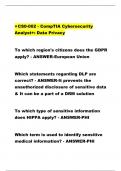 CS0-002 - CompTIA Cybersecurity Analyst+: Network Infrastructure  Security