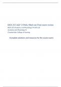 BIOS 255 A&P 3 FINAL filled out-Final exam review BIOS 255-Anatomy and Physiology III with Lab Anatomy and Physiology III Chamberlain College of Nursing BIOS 256 FINAL EXAM / BIOS256 FINAL EXAM (ESSAY QUESTIONS AND MCQ) : ANATOMY & PHYSIOLOGY IV WITH LAB: