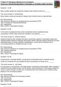 Chapter 27: Emergency Measures for Life Support Clinical Nursing Skills & Techniques, (11th Edition 2024) Perry, Potter, Ostendorf & Laplante Test Bank