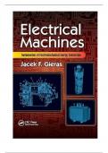 Solution Manual For Electrical Machines 1st Edition By Jacek F Gieras