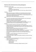 Respiratory failure and Mechanical Ventilation 