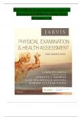 Physical Examination and Health Assessment, 3rd Edition TEST BANK by Carolyn Jarvis, Verified Chapters 1 - 31, Complete Newest Version