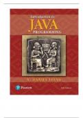 Solution Manual For Introduction to Java Programming, Brief Version, 11th Edition By Daniel Liang