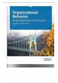 Solution Manual For Organizational Behavior Bridging Science and Practice, 3.0 version Talya Bauer, Berrin Erdogan