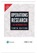 Solution Manual For Operations Research An Introduction 10th Edition By Hamdy Taha