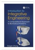 Solution Manual For Introduction to Integrative Engineering A Computational Approach to Biomedical Problems, 1st Edition By Guigen Zhang