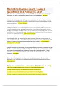 Marketing Module Exam Revised Questions and AnswTesla does not use auto dealers for sales and instead sells its cars directly to consumers through its own stores. This choice is an example of which element of the marketing mix? - place In lecture, we disc