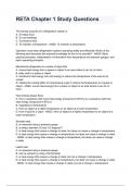 RETA INDUSTRIAL REFRIGERATION CHAPTER 1 STUDY QUESTIONS AND ANSWERS 2024/2025 A  score assured(100% verified) ALL BUNDLED HERE!!!