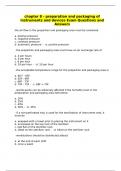 chapter 8 - preparation and packaging of instruments and devices Exam Questions and Answers