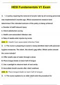 HESI Fundamentals V1 Questions and Answers (2024 / 2025) (Verified Answers)