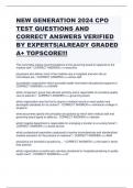 NEW GENERATION 2024 CPO TEST QUESTIONS AND CORRECT ANSWERS VERIFIED BY EXPERTS|ALREADY GRADED A+ TOPSCORE!!!