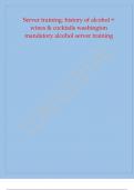 Server training Server training history of alcohol + wines & cocktails washington mandatory alcohol