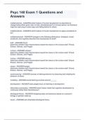 Psyc 140 Exam 1 Questions and Answers    multidirectional - ANSWER-which feature of human development is described by change being either good, bad, or both, simultaneously?i.e at every period, an individual might be improving in some ways and falling beh