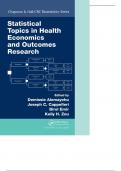 Statistical Topics in Health Economics and Outcomes Research